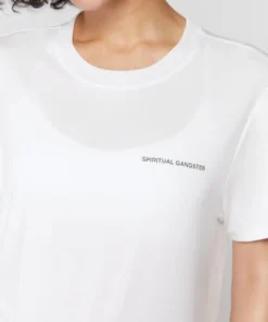 SPIRITUAL GANGSTER Open Back Short Sleeve Tee Essentials Shop