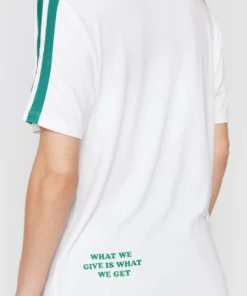 SPIRITUAL GANGSTER Graphic Shop Good Karma V Neck Ringer Tee