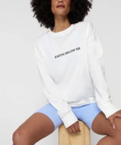 SPIRITUAL GANGSTER Graphic Shop Earth Below Long Sleeve Tee