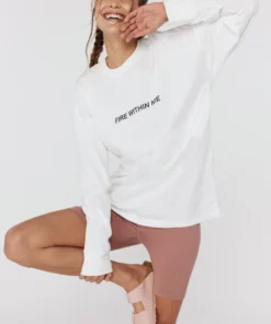 SPIRITUAL GANGSTER Fire Within Long Sleeve Tee Graphic Shop