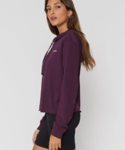 SPIRITUAL GANGSTER Vintage Terry Crop Hoodie Tops 9 SPIRITUAL GANGSTER Vintage Terry Crop Hoodie Tops