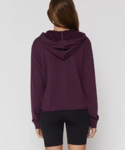 SPIRITUAL GANGSTER Vintage Terry Crop Hoodie Tops 10 SPIRITUAL GANGSTER Vintage Terry Crop Hoodie Tops