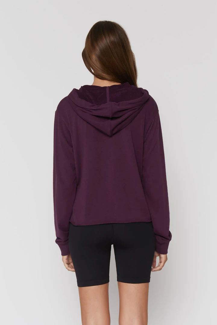 SPIRITUAL GANGSTER Vintage Terry Crop Hoodie Tops 6 SPIRITUAL GANGSTER Vintage Terry Crop Hoodie Tops