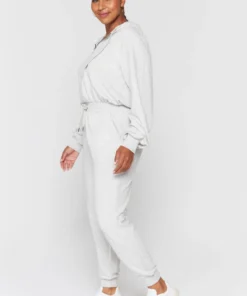 SPIRITUAL GANGSTER Quarter Zip Jumpsuit Dresses, Rompers & Jumpsuits