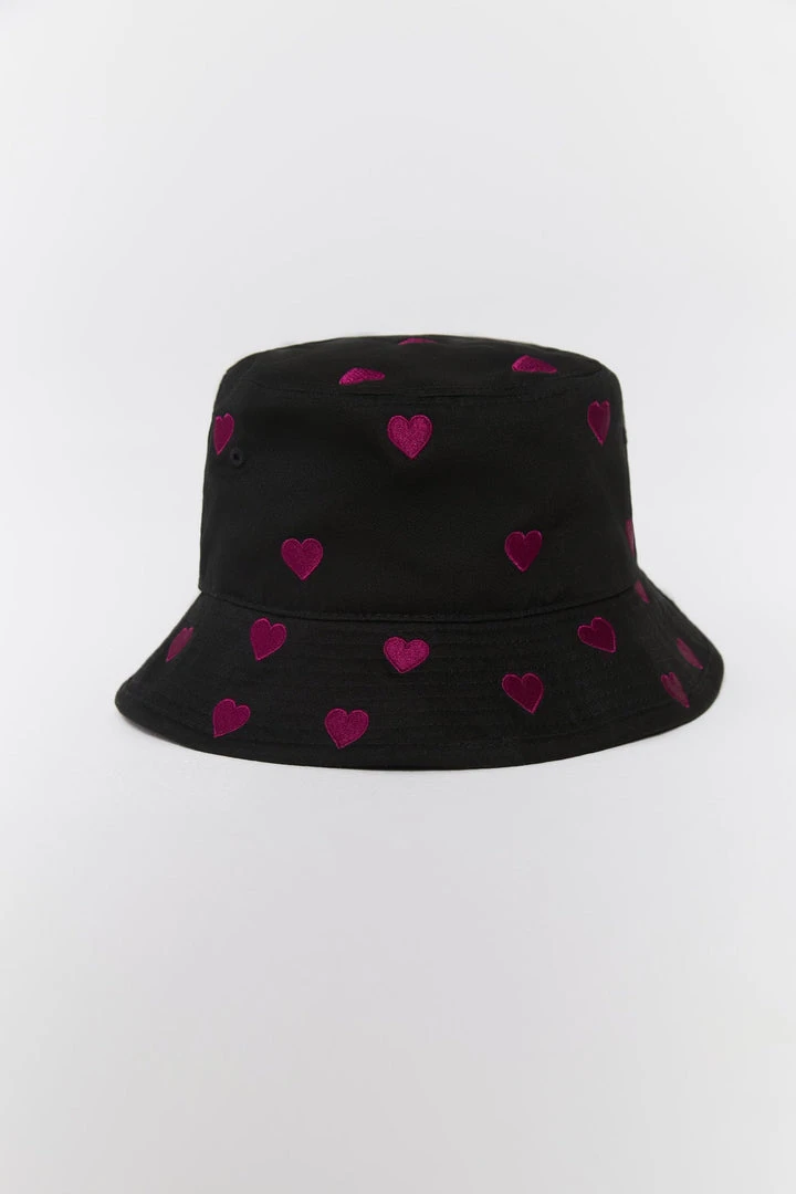 SPIRITUAL GANGSTER Accessories Hearts Classic Bucket Hat 5 SPIRITUAL GANGSTER Accessories Hearts Classic Bucket Hat