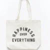 SPIRITUAL GANGSTER Accessories Happiness Canvas Tote
