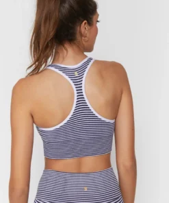 SPIRITUAL GANGSTER Jacquard Seamless High Neck Bra Tops