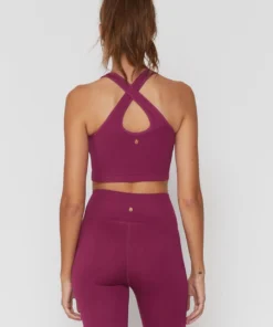 SPIRITUAL GANGSTER Tops Athena Seamless Crop Tank