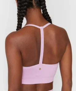 SPIRITUAL GANGSTER Icon Seamless T-Back Sports Bra Tops