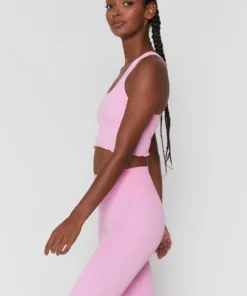 SPIRITUAL GANGSTER Tops Amor Seamless Crop Tank