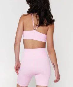 SPIRITUAL GANGSTER Wide Rib Seamless Scoop Bra Tops