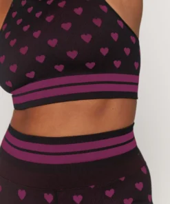 SPIRITUAL GANGSTER Jacquard Love Sculpt Seamless Legging