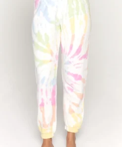 SPIRITUAL GANGSTER Tie Dye Perfect Terry Sweatpant