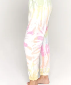 SPIRITUAL GANGSTER Tie Dye Perfect Terry Sweatpant
