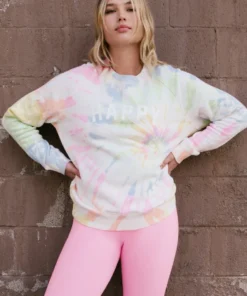 SPIRITUAL GANGSTER Happy Old School Sweatshirt Sweatshirts