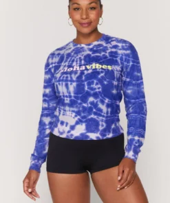 SPIRITUAL GANGSTER Sweaters Aloha Tie Dye Savasana Sweater