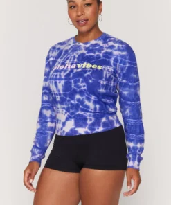 SPIRITUAL GANGSTER Sweaters Aloha Tie Dye Savasana Sweater