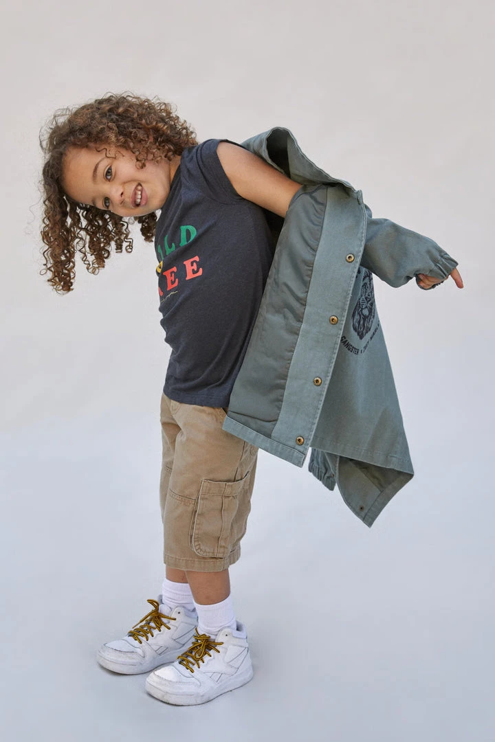 SPIRITUAL GANGSTER Ziggy Marley X SG Kids Hooded Military Jacket Kids Shop 5 SPIRITUAL GANGSTER Ziggy Marley X SG Kids Hooded Military Jacket Kids Shop
