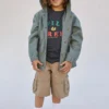 SPIRITUAL GANGSTER Ziggy Marley X SG Kids Hooded Military Jacket Kids Shop