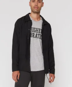 SPIRITUAL GANGSTER Men Ziggy Marley X SG Coach Jacket