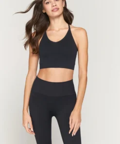 SPIRITUAL GANGSTER Summer 2022 Catalog Icon Seamless T-Back Sports Bra