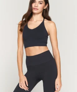 SPIRITUAL GANGSTER Summer 2022 Catalog Icon Seamless T-Back Sports Bra