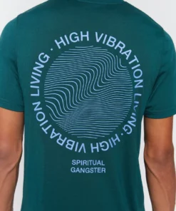 SPIRITUAL GANGSTER Men High Vibration Short Sleeve Tee