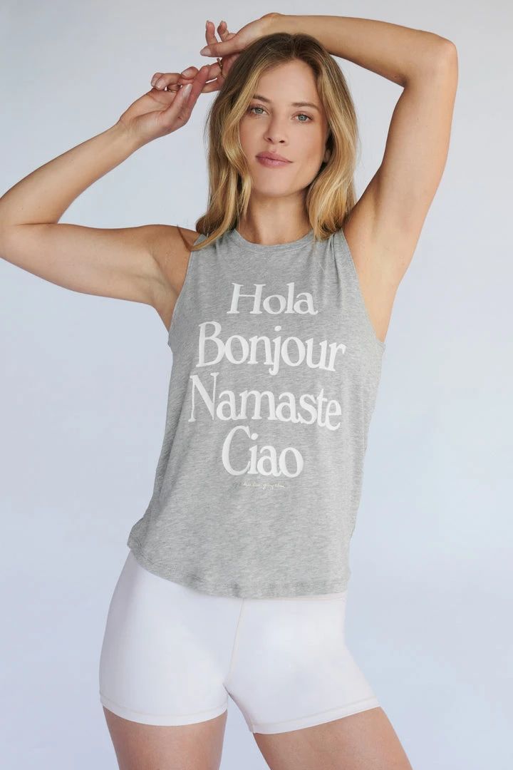 SPIRITUAL GANGSTER Hola Muscle Tank Summer 2022 Catalog 4 SPIRITUAL GANGSTER Hola Muscle Tank Summer 2022 Catalog