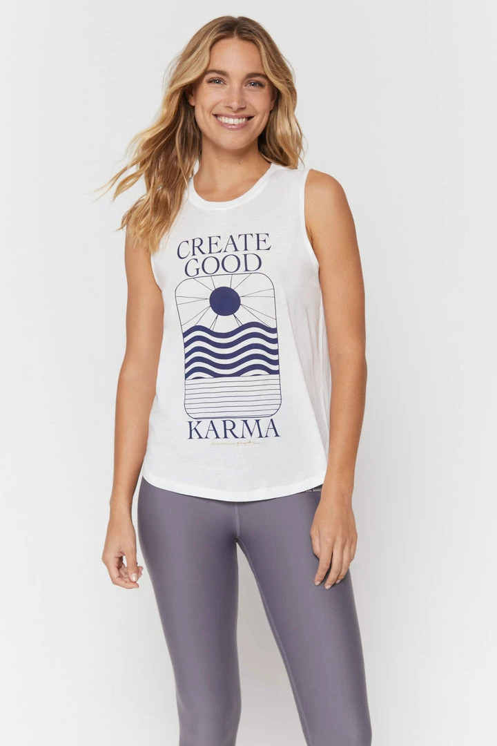SPIRITUAL GANGSTER Karma Muscle Tank 4 SPIRITUAL GANGSTER Karma Muscle Tank