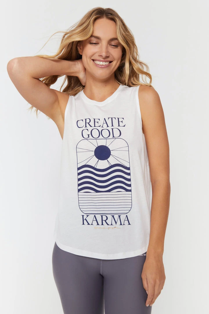 SPIRITUAL GANGSTER Karma Muscle Tank 8 SPIRITUAL GANGSTER Karma Muscle Tank