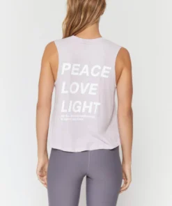 SPIRITUAL GANGSTER Graphic Shop Peace Crop Tank