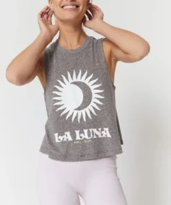 SPIRITUAL GANGSTER Luna Crop Tank Graphic Shop
