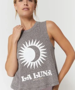 SPIRITUAL GANGSTER Luna Crop Tank Graphic Shop