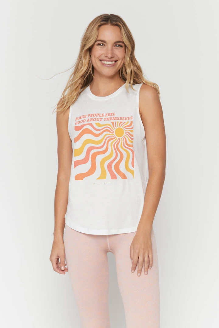 SPIRITUAL GANGSTER Summer 2022 Catalog Feel Good Muscle Tank 3 SPIRITUAL GANGSTER Summer 2022 Catalog Feel Good Muscle Tank