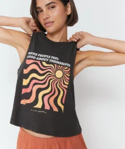 SPIRITUAL GANGSTER Feel Good Crop Tank