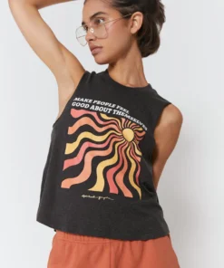 SPIRITUAL GANGSTER Feel Good Crop Tank