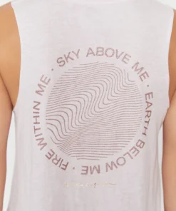 SPIRITUAL GANGSTER Graphic Shop Sky Above Crop Tank