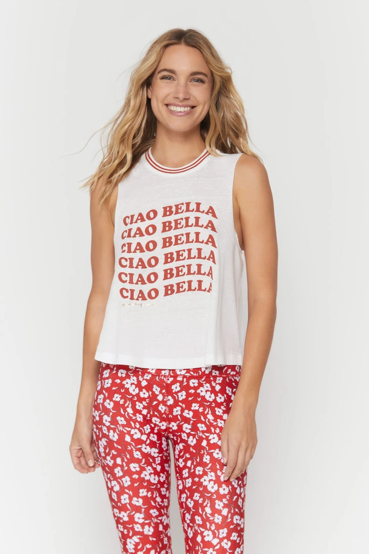 SPIRITUAL GANGSTER Ciao Bella Crop Tank Tops 3 SPIRITUAL GANGSTER Ciao Bella Crop Tank Tops