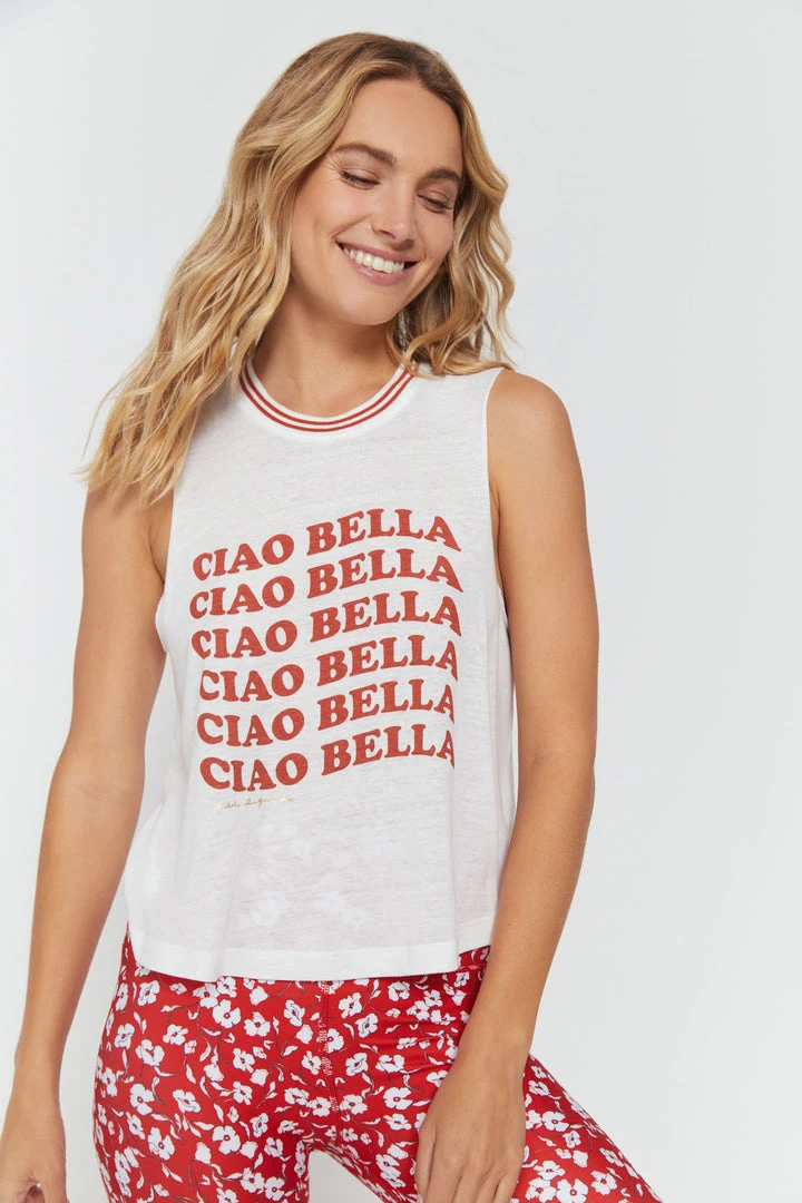 SPIRITUAL GANGSTER Ciao Bella Crop Tank Tops 6 SPIRITUAL GANGSTER Ciao Bella Crop Tank Tops