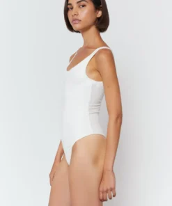 SPIRITUAL GANGSTER Rib Scoop Neck Bodysuit