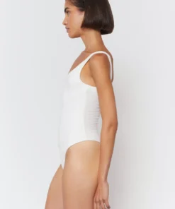 SPIRITUAL GANGSTER Rib Scoop Neck Bodysuit