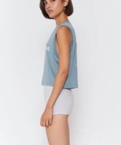 SPIRITUAL GANGSTER Graphic Shop Love Box Crop Tank