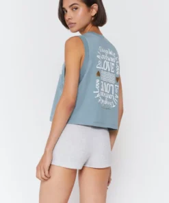 SPIRITUAL GANGSTER Graphic Shop Love Box Crop Tank