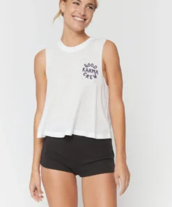SPIRITUAL GANGSTER Karma Crew Crop Tank
