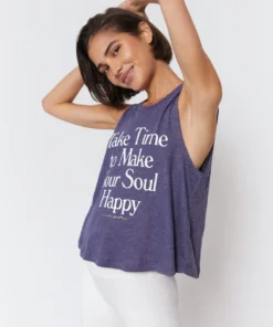 SPIRITUAL GANGSTER Take Time Crop Tank