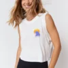 SPIRITUAL GANGSTER Take It Easy Box Crop Tank