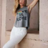SPIRITUAL GANGSTER Love Crop Tank