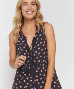 SPIRITUAL GANGSTER Breezy Challis Romper 10 SPIRITUAL GANGSTER Breezy Challis Romper