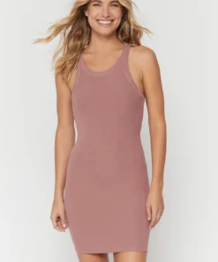 SPIRITUAL GANGSTER Slim Rib Tank Dress