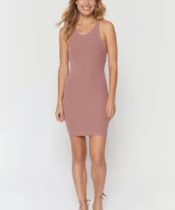 SPIRITUAL GANGSTER Slim Rib Tank Dress